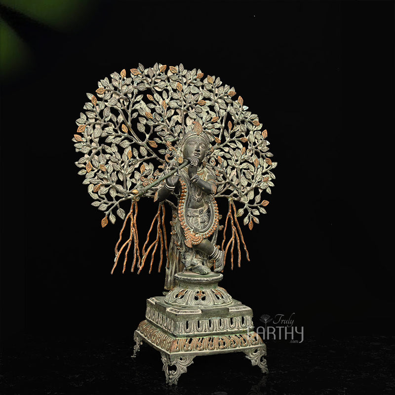brass krishna sculpture_4