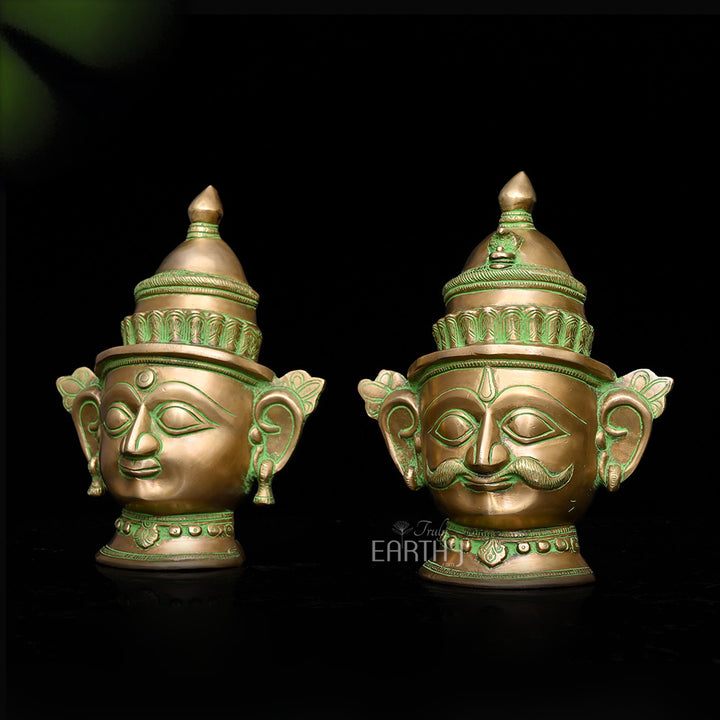 Shiva &amp; Gauri Mukhlingam Mask, angel 3
