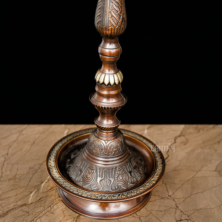brass oil lamp, angel 5