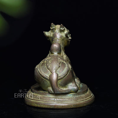 Brass Vintage Nandi Idol