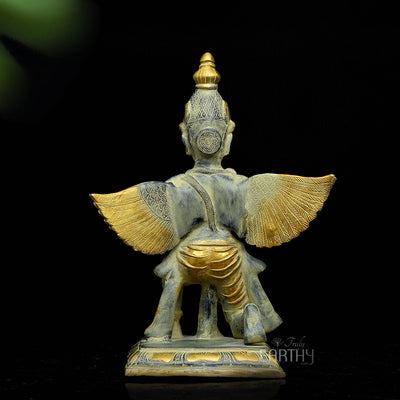 Brass Garuda in Namaskar Mudra