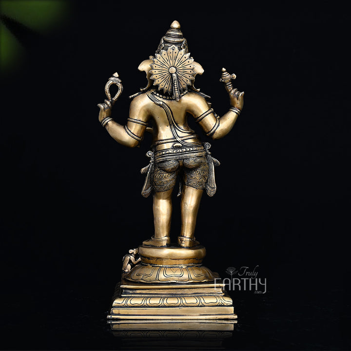 brass standing ganesha, angel 4