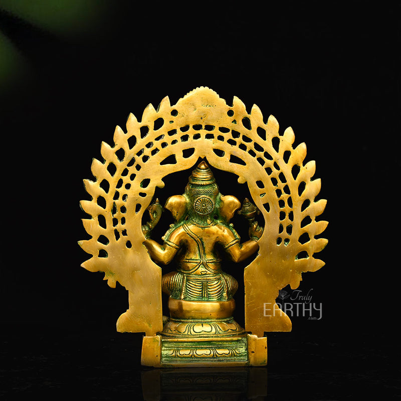 antique ganesha statue_5