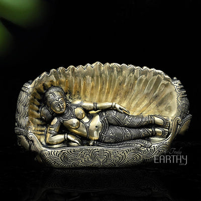 Brass 10 Headed Ravana & Mandodri