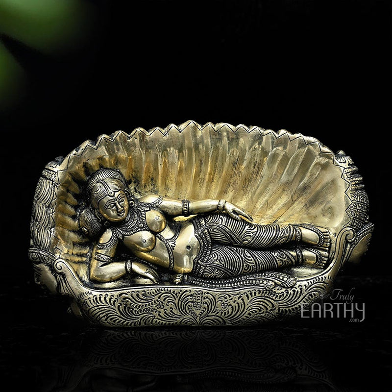 Brass 10 Headed Ravana & Mandodri