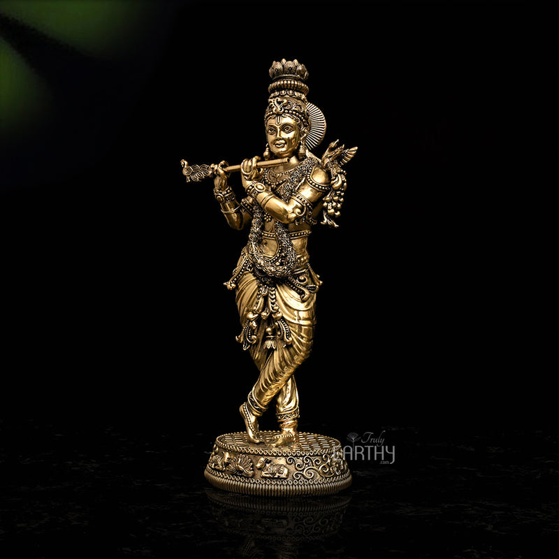 Superfine Brass Lord Krishna (35 cm)