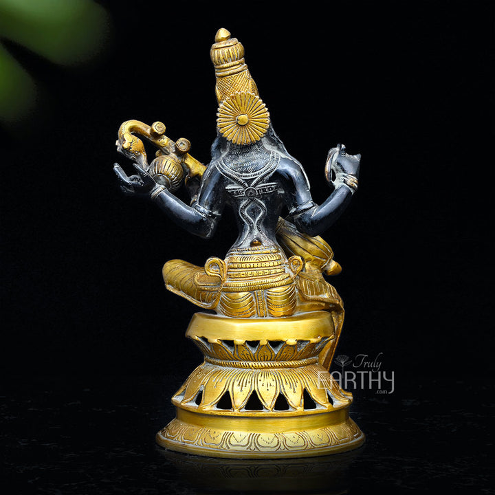 antique saraswati idol, angel 5