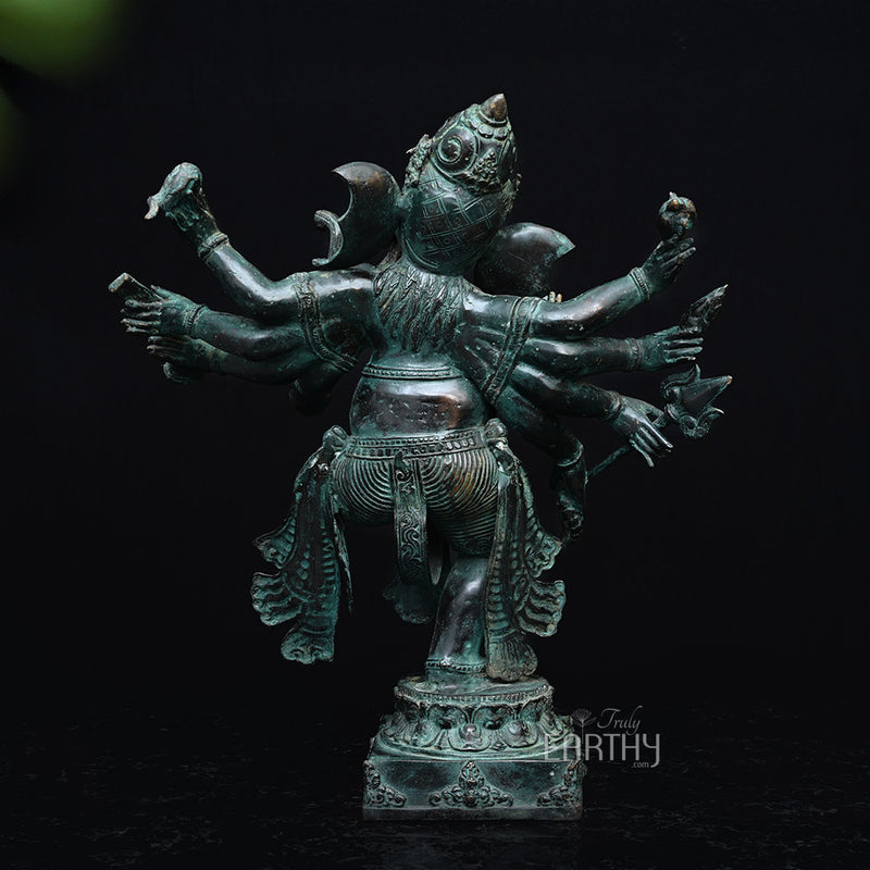 Bronze Dancing Ganesha Sculpture