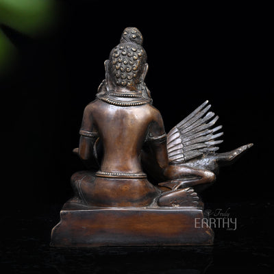 Lord Buddha with Swan l Brass Statue