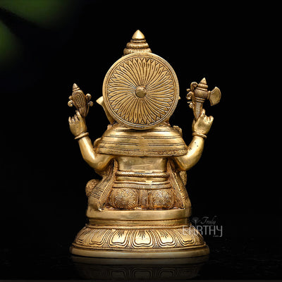 brass ganesha idol_5