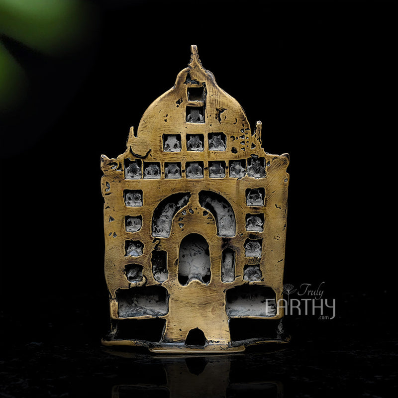 Vintage Brass Mahavir Ji with Jain Tirthankaras Sculpture