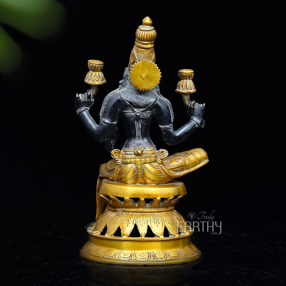 brass laxmi ji statue, angel 4