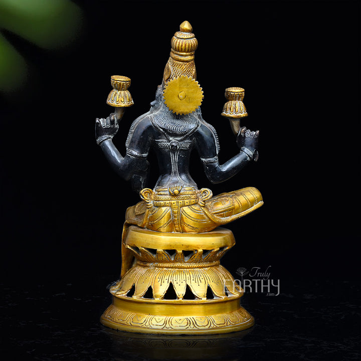 brass laxmi ji statue, angel 4