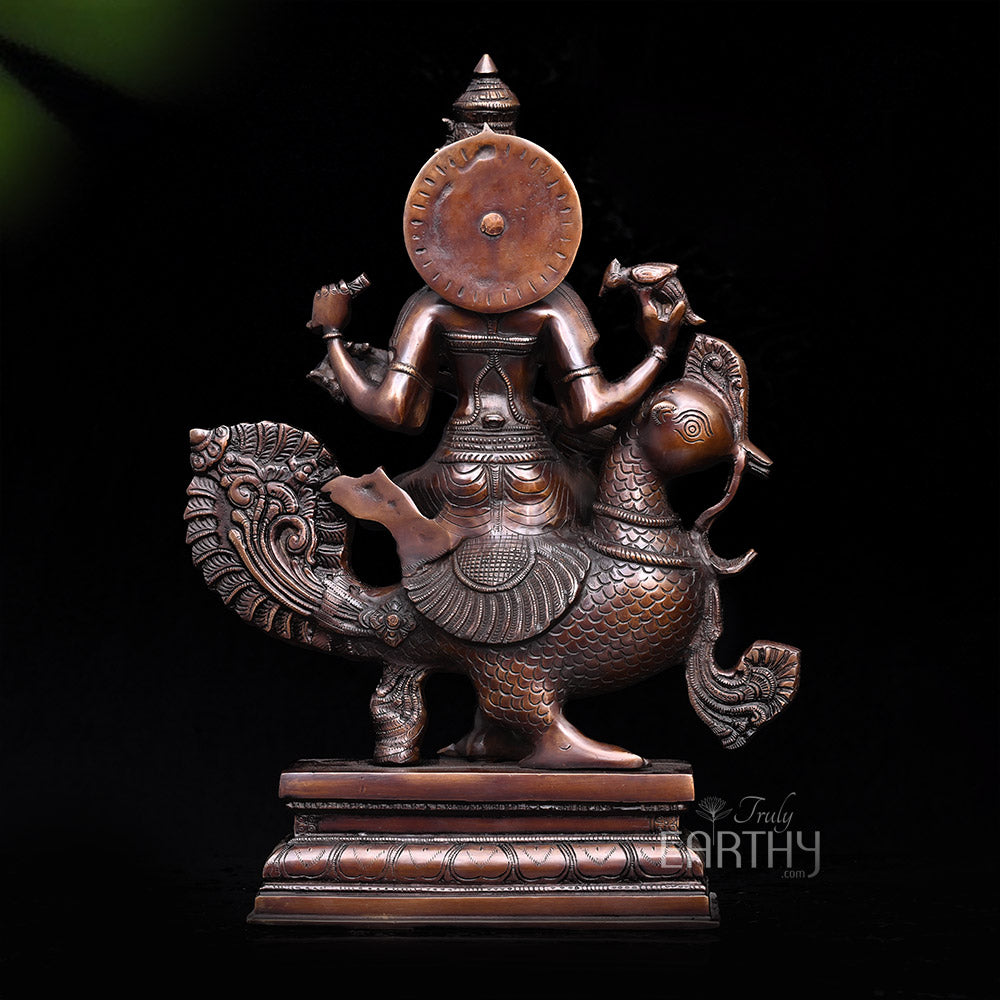 brass saraswati statue 4