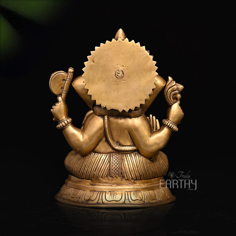 brass ganpati statue_4