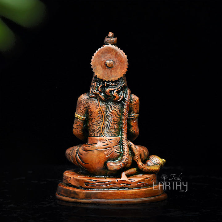 brass hanuman ji statue, angel 4