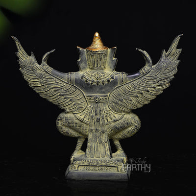 The Majestic Garuda - Brass Sculpture