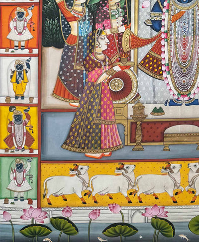 sharad purnima pichwai painting_3
