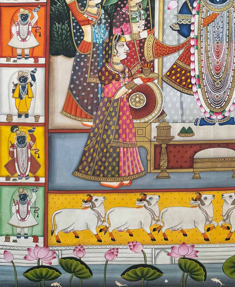 sharad purnima pichwai painting_3