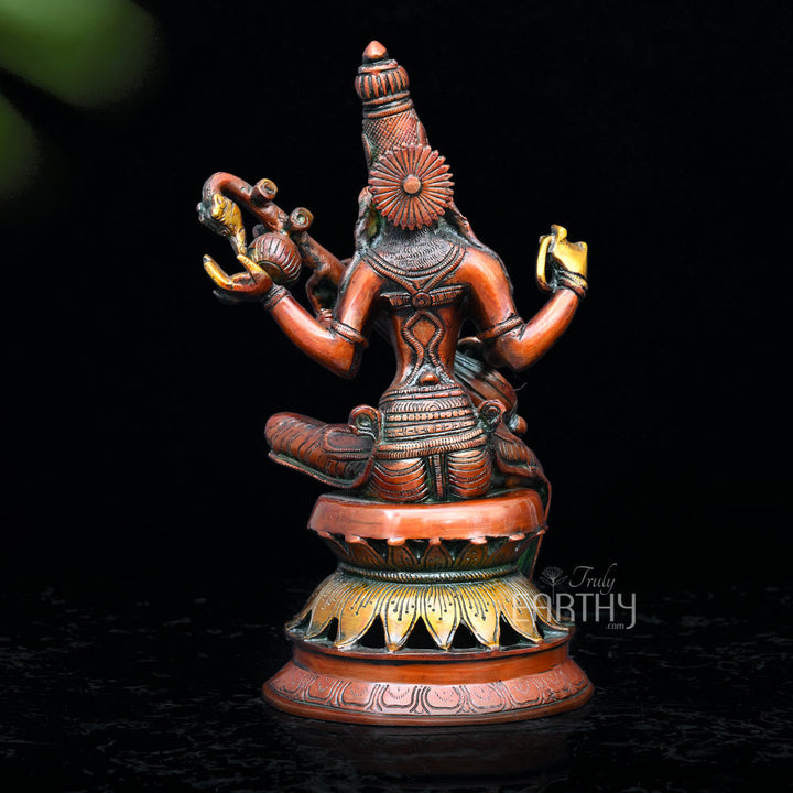 brass saraswati idol, angel 4