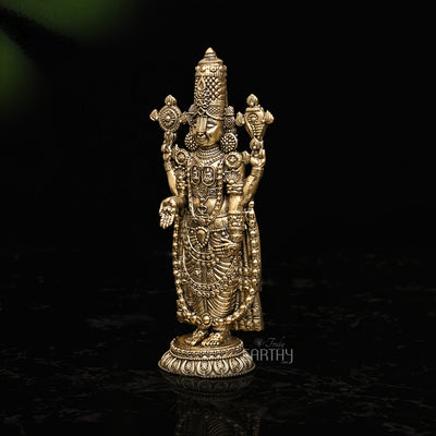 Small Superfine Tirupati Balaji Brass Statue