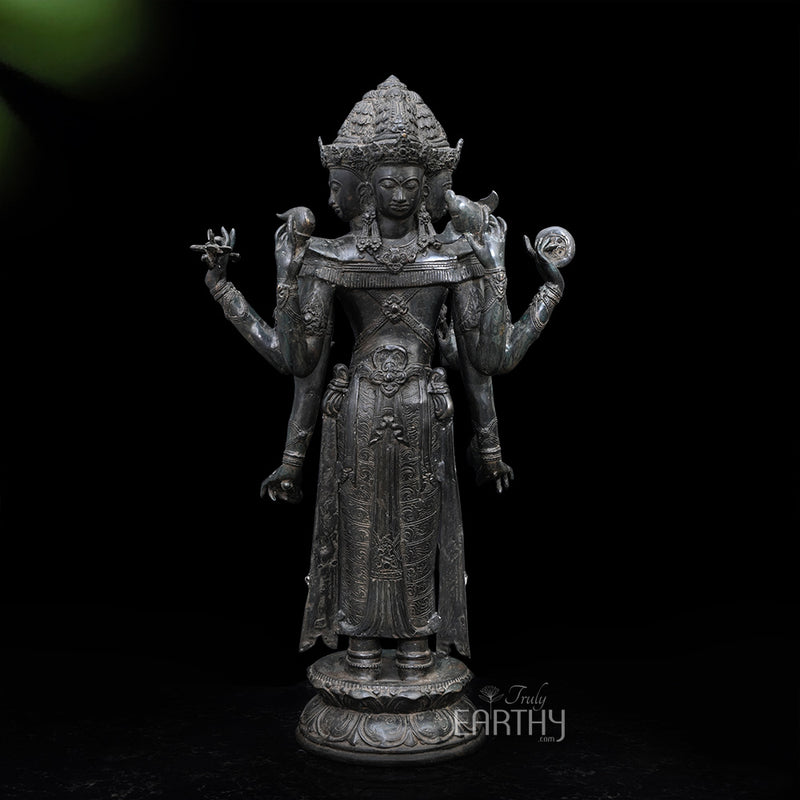 Bronze Brahma Sculpture (29.1 inches)