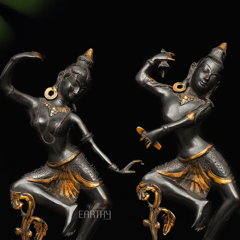 dancing shiva parvati statue_2