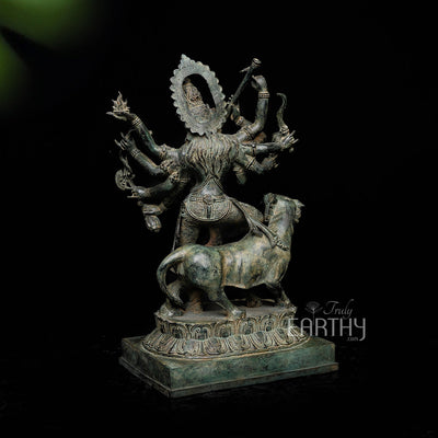 Adishakti Durga -The Embodiment of Supreme Energy | Bronze Statue