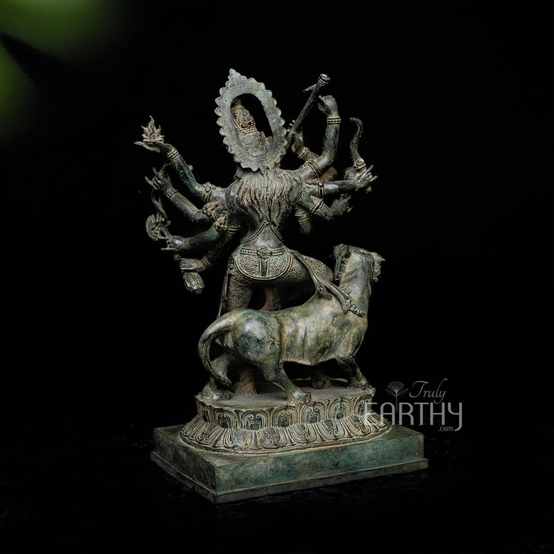 Adishakti Durga -The Embodiment of Supreme Energy | Bronze Statue