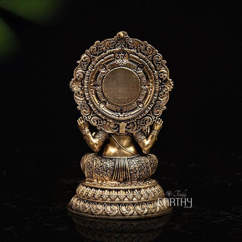 Superfine Ganpati Statue (Miniature Brass Statue)