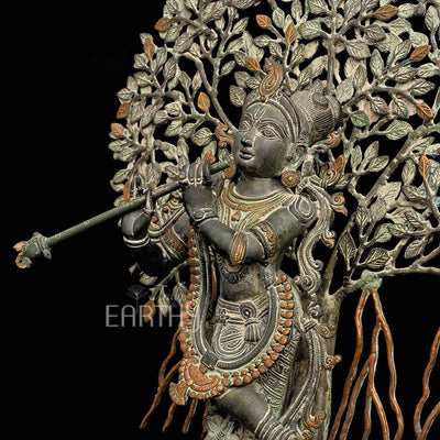 brass krishna sculpture_3