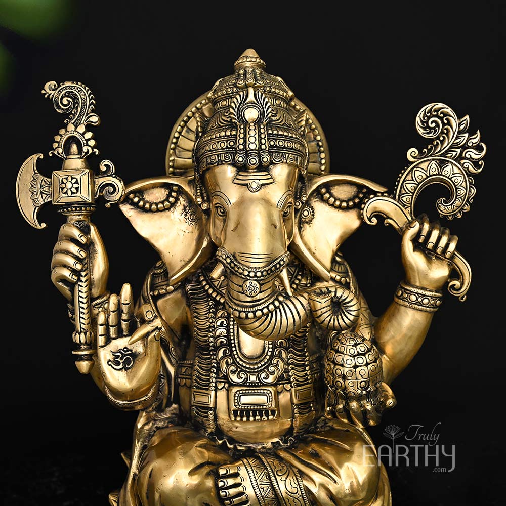 brass ganesh statue, angel 5