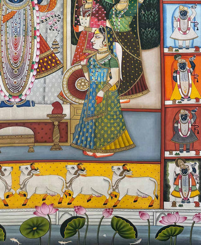 sharad purnima pichwai painting_4