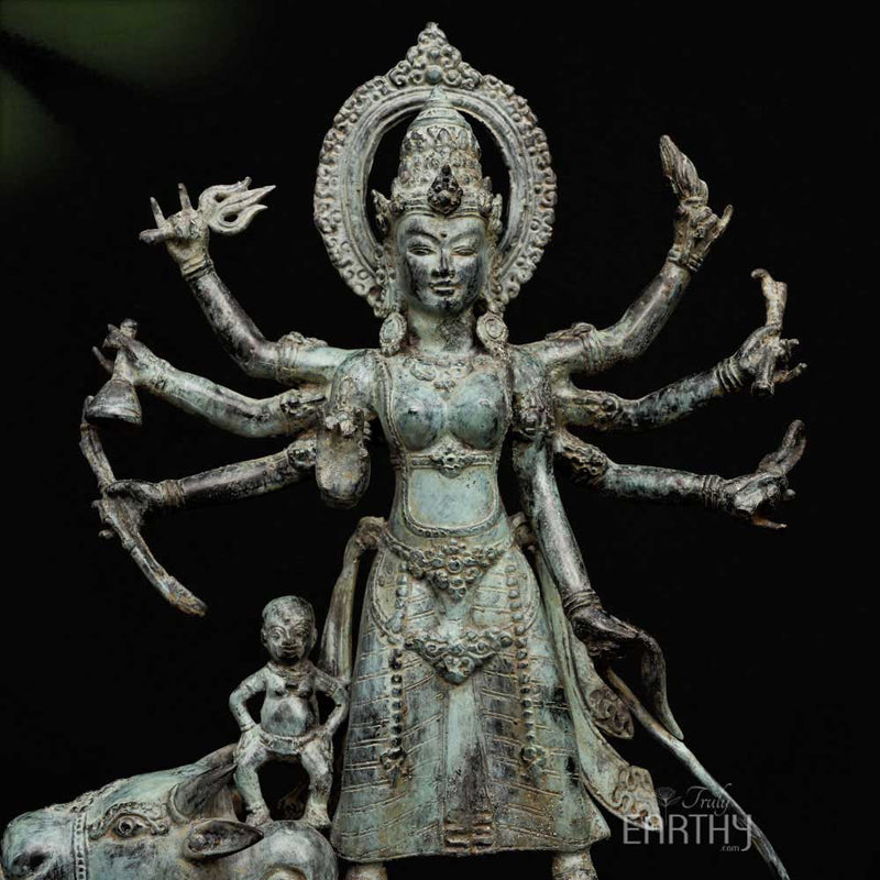 Maa Durga - Bronze Sculpture_5
