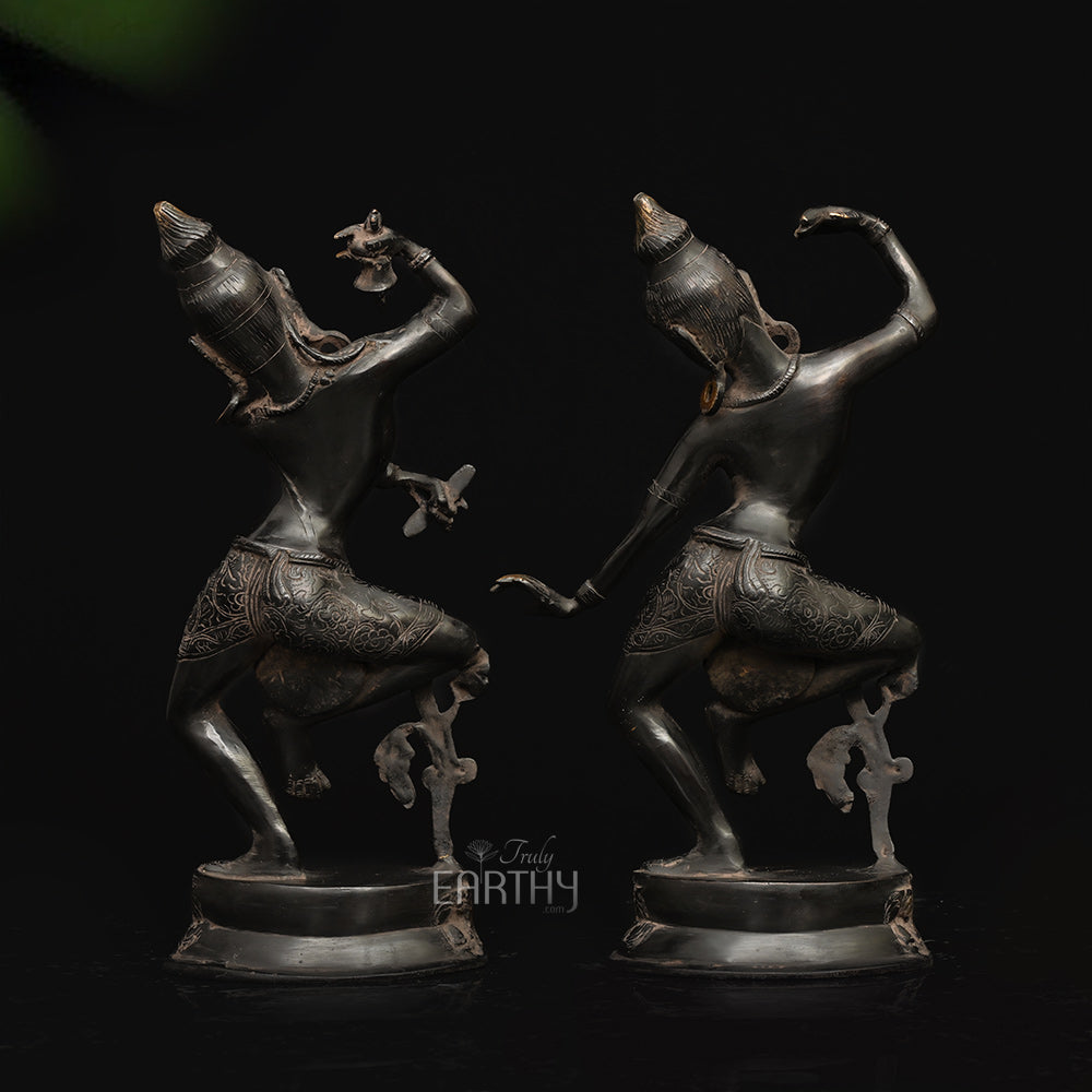 dancing shiva parvati statue_5