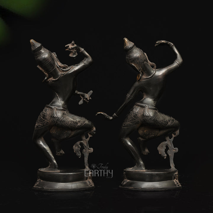 dancing shiva parvati statue_5