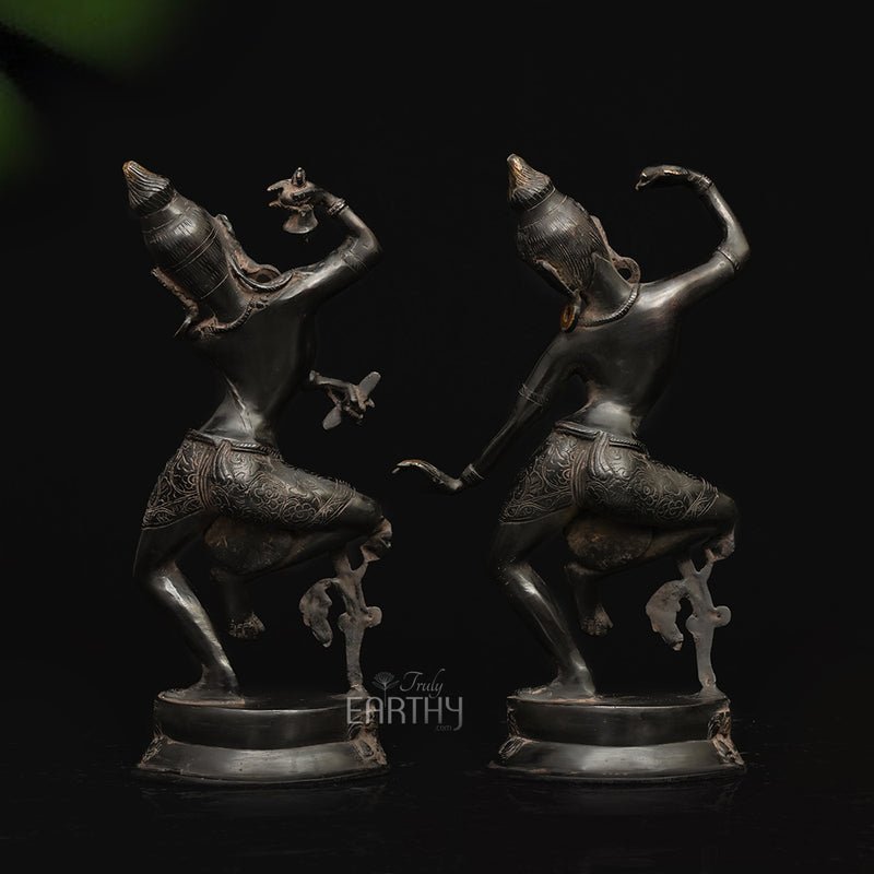 dancing shiva parvati statue_5