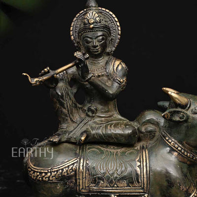 bronze krishna sculpture_4
