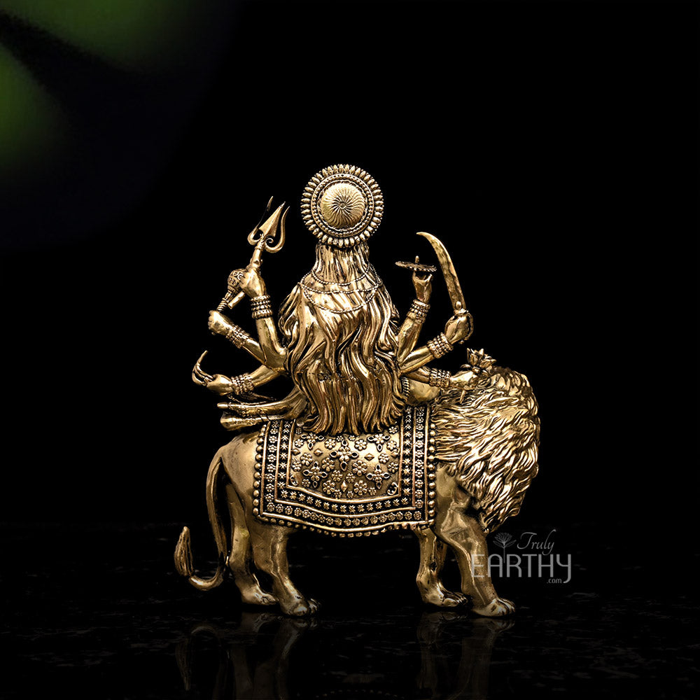 Superfine Durga Statue (Brass)