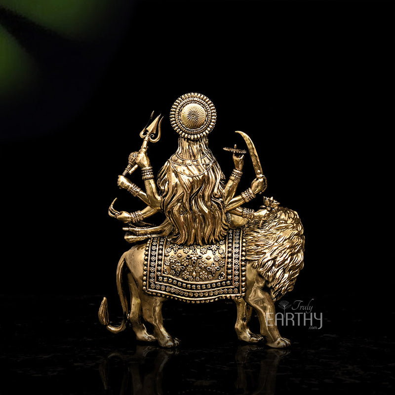 Superfine Durga Statue (Brass)