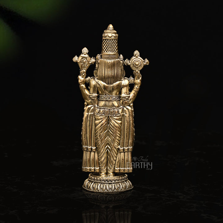 Small Superfine Tirupati Balaji Brass Statue