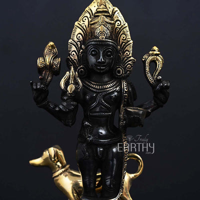 Brass Kaal Bhairava Statue