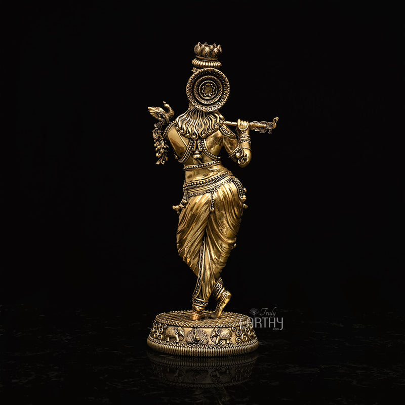 Superfine Brass Lord Krishna (35 cm)