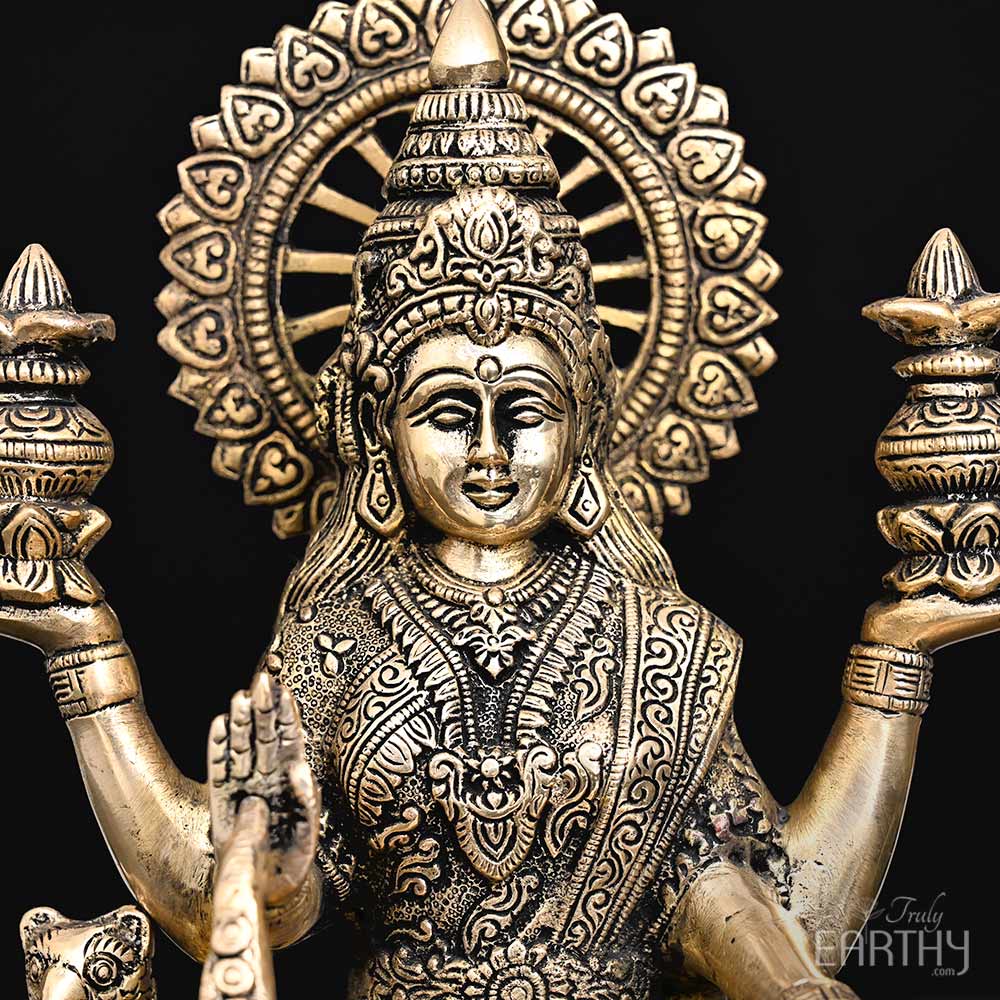 dhanlaxmi statue, angle 2