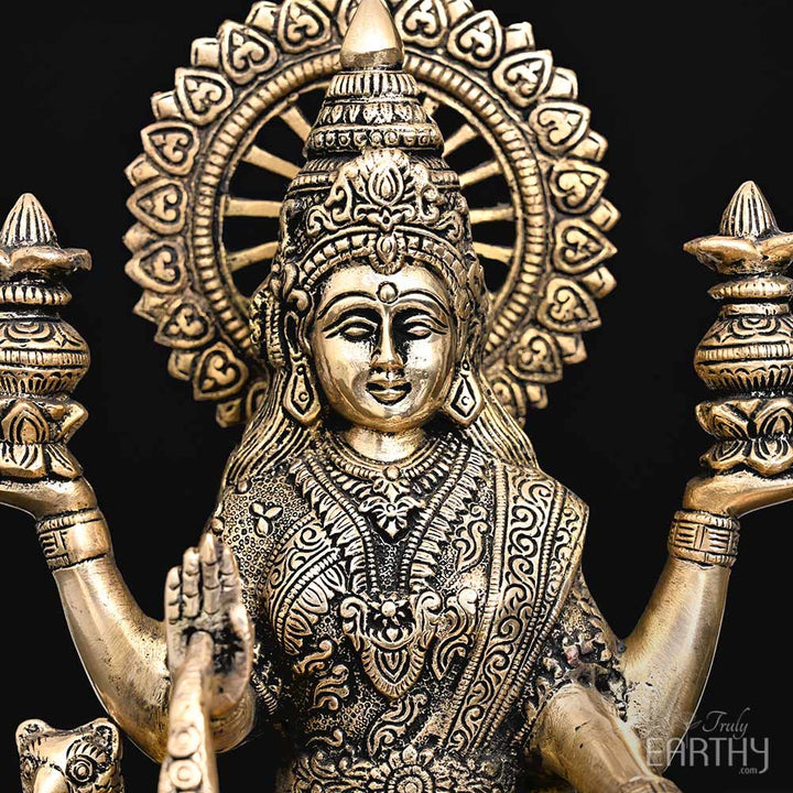 dhanlaxmi statue, angle 2