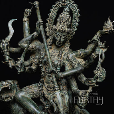 Adishakti Durga -The Embodiment of Supreme Energy | Bronze Statue