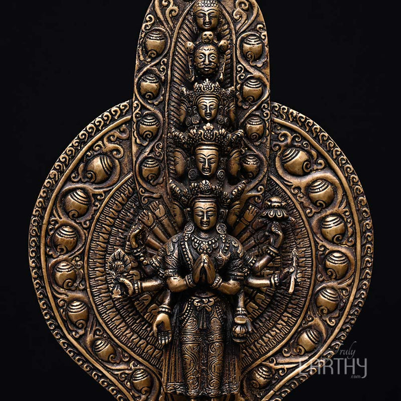 Brass Avalokiteshvara Idol_2