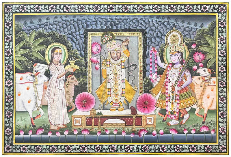 tiri darshan pichwai painting