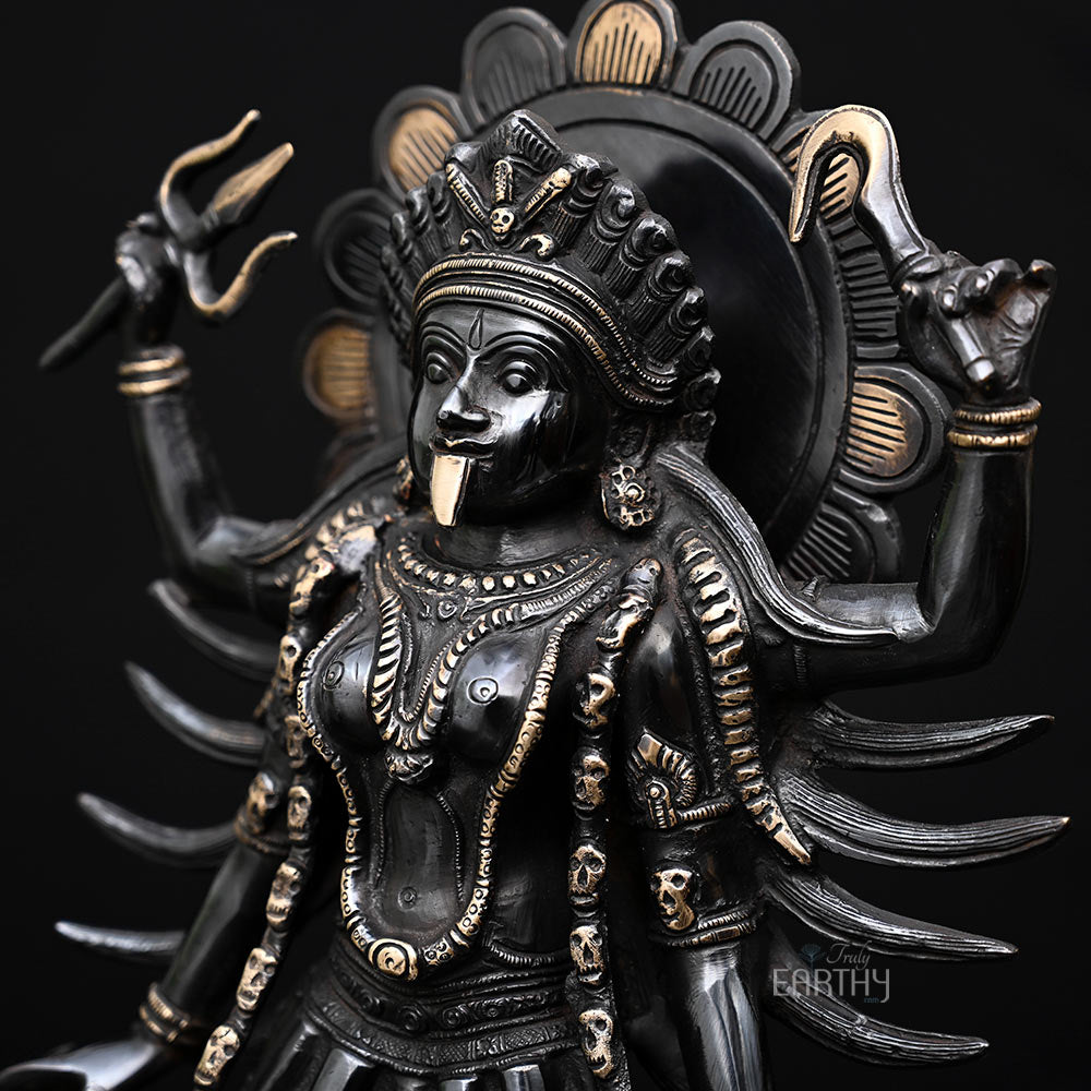 brass kali idol, angel 5