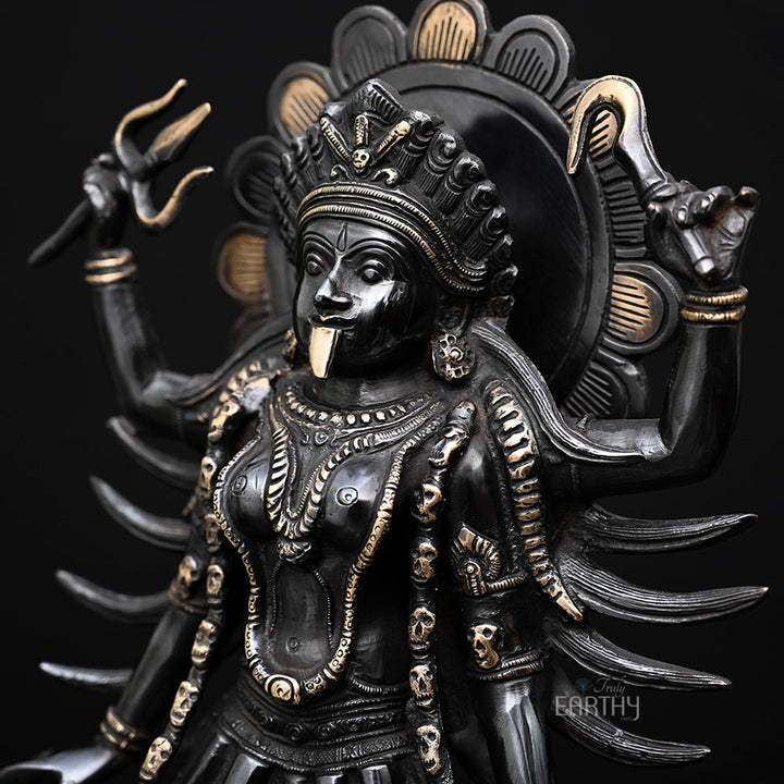 brass kali idol, angel 5